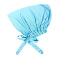 thumbnail image 4 of Hontri Headbands for Women, Women Casual Solid Color Multicolor Elastic Bandage Lace up Bottom Muslim Hijab Headband Light Blue, 4 of 4