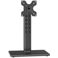 thumbnail image 1 of ErgoFocus Single Monitor Stand Fits Max 32 inch Computer Screen, Free-Standing Monitor Desk Stand Hold up to 17.6lbs, Monitor Mount with Height Adjustment, Swivel, Tilt, Rotation, VESA Mount 75/100mm, 1 of 4