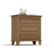 thumbnail image 4 of 3-cajón de madera cómoda con exquisite metal handles, a small almacenamiento gabinete con a moderno design, ideal para para dormitorio, sala de estar, hallway, o entrada - brown, 4 of 6