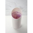 thumbnail image 2 of Papelera de inodoro de estilo crema, cubo de almacenamiento con tapa de rebote automático, para el hogar, sala de estar, con anillo de presión, boca oblicua, 2 of 6