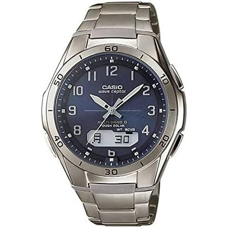 CASIO WVA-M640TD-2AJF Titanium Radio Solar Watch  Mail Order Limited Model  Wave Cepter  Solar Radio  Titanium  Mail Order Limited Men s  Luxury  Luxury