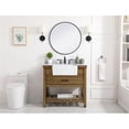 thumbnail image 6 of Elegant Kitchen and Bath 36 inch Single bathroom vanity in driftwood with backsplash, 6 of 8