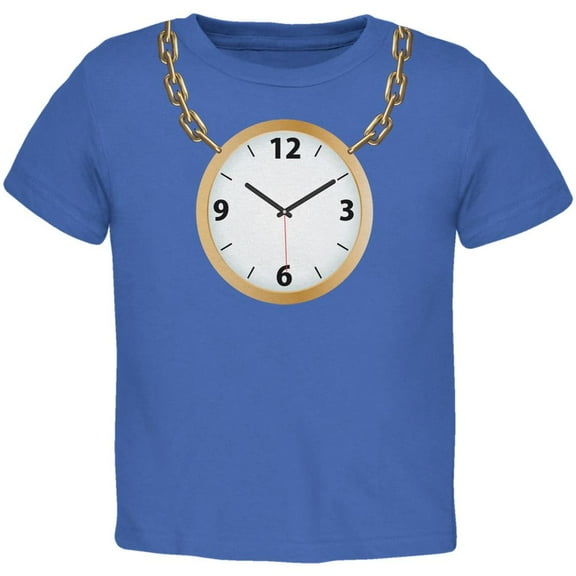 Clock Necklace Royal Toddler T-Shirt - 2T