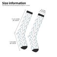 thumbnail image 2 of Naloa Playful Polar Bear Pals Knee Socks, High Socks Long Stretchy Sock Women Knee High Stocking, Long Socks for Women, 2 of 6