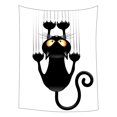 thumbnail image 1 of Tapiz colgante de pared ABPHQTO gato negro 150x200 cm, 1 of 1