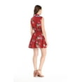 thumbnail image 2 of Hawaii Hangover Women's Shirt Dress in Christmas Santa in Hawaii, 2 of 3