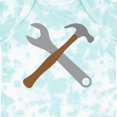 thumbnail image 4 of Inktastic Future Carpenter Tools Hammer Wrench Boys Baby Bodysuit, 4 of 5