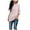 Pink, variant on Fuzzy Sweater for Women Cozy Long Sleeve Pullover Round Neck Slouchy Lounge Top Solid Color Casual Fall Outfits