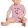 thumbnail image 2 of My Big Brother Is A Basenji Dog Funny Baby Clothes Bodysuit Infant Boy Girl Unisex, 2 of 5