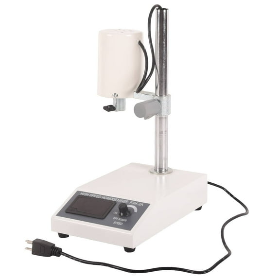Dawot High Speed Homogenizer FSH-2A 8000-20000rpm Adjustable Laboratory Homogonizer w/ 2 Working Heads Mini Homogenizer
