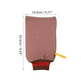 thumbnail image 4 of Unique Bargains 1 Pc Bath Shower Gloves Body Scrubber for Bathroom for Shower 9.25"x5.71" Red, 4 of 6
