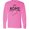 thumbnail image 3 of Inktastic It's Home Maine State Outline Long Sleeve T-Shirt, 3 of 5