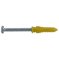 The Hillman Group 5107 Ribbed Plastic Anchor with Screw