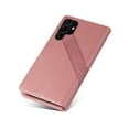 thumbnail image 6 of Dteck Case for Samsung Galaxy S22 Ultra,Magnetic Leather Card Pocket Wallet Case Shockproof Rubber Kickstand Cover for Galaxy S22 Ultra 5G,Rosegold, 6 of 9