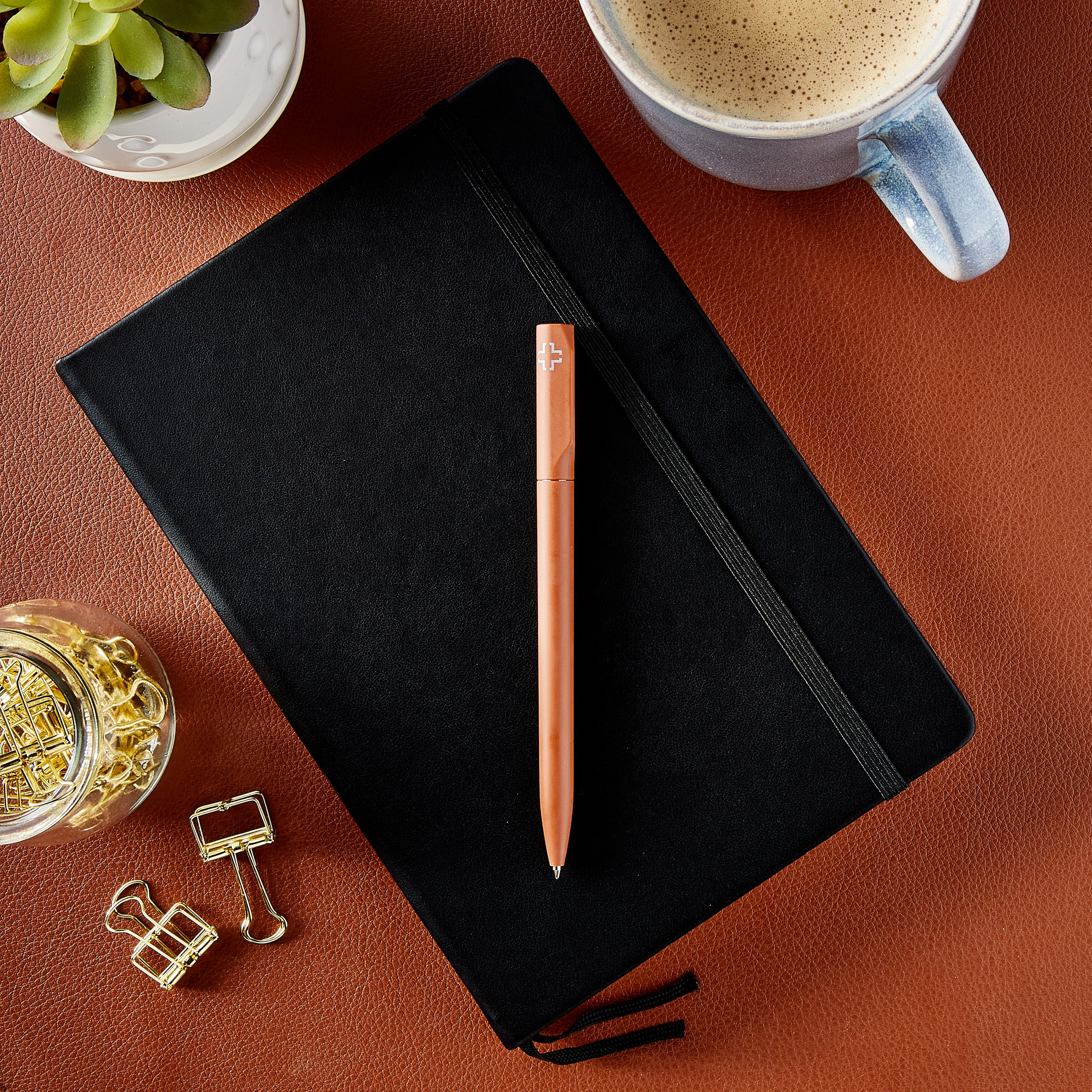 (3 pack) Pen+Gear Simulated Leather Journal, Black, A5 (5.8" x 8.3"), 240 Ruled Pages