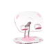 thumbnail image 1 of Soporte 360 Ajustable Plegable Para Tableta/teléfono Rosa transparente, 1 of 4