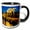 Black/White, variant on 3drose, Netherlands, Amsterdam, River Amstel, Magere Brug - Eu20 Jen0209 - Jim Engelbrecht, 11oz Magic Transforming Mug