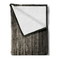 thumbnail image 2 of Industrial Soft Flannel Fleece Throw Blanket, Historical Innovation Edison Revival Retro Electricity Wooden Planks, Cozy Plush for Indoor and Outdoor Use, 50" x 60", Pale Yellow Brown, by Ambesonne, 2 of 5