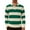 Green, variant on Rugby Shirts for Men Long-Sleeved Striped Sweater Collared Color-Blocked Pullover Button Front Loose Going Out Baggy Casual Fashion Outfits,Deep Green M