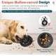 thumbnail image 4 of Juguete para morder para perros, juguete molar de goma de grado alimenticio, dispensador de comida no tóxico, juguete interactivo para limpiar los dientes - Negro, 4 of 5