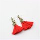 thumbnail image 5 of Pendientes Borlas con Bohemio de Moda para Mujer rojo Yuyangstore Pendientes étnicos de la borla, 5 of 8