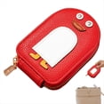 thumbnail image 5 of Cartera para Mujer, Tarjetero CláSico de Pu para Mujer, Estuche Liviano con Cremallera, Cartera de AcordeóN, Estuche para Tarjetas de ,C, 5 of 5