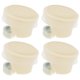 thumbnail image 1 of 4pcs piso de drenaje de drenaje de ducha colador de pisos drena desagües sellado anillos blanco, 1 of 7