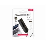 Team Group C186 32GB USB 3.2 Gen 1 Flash Drive, Black