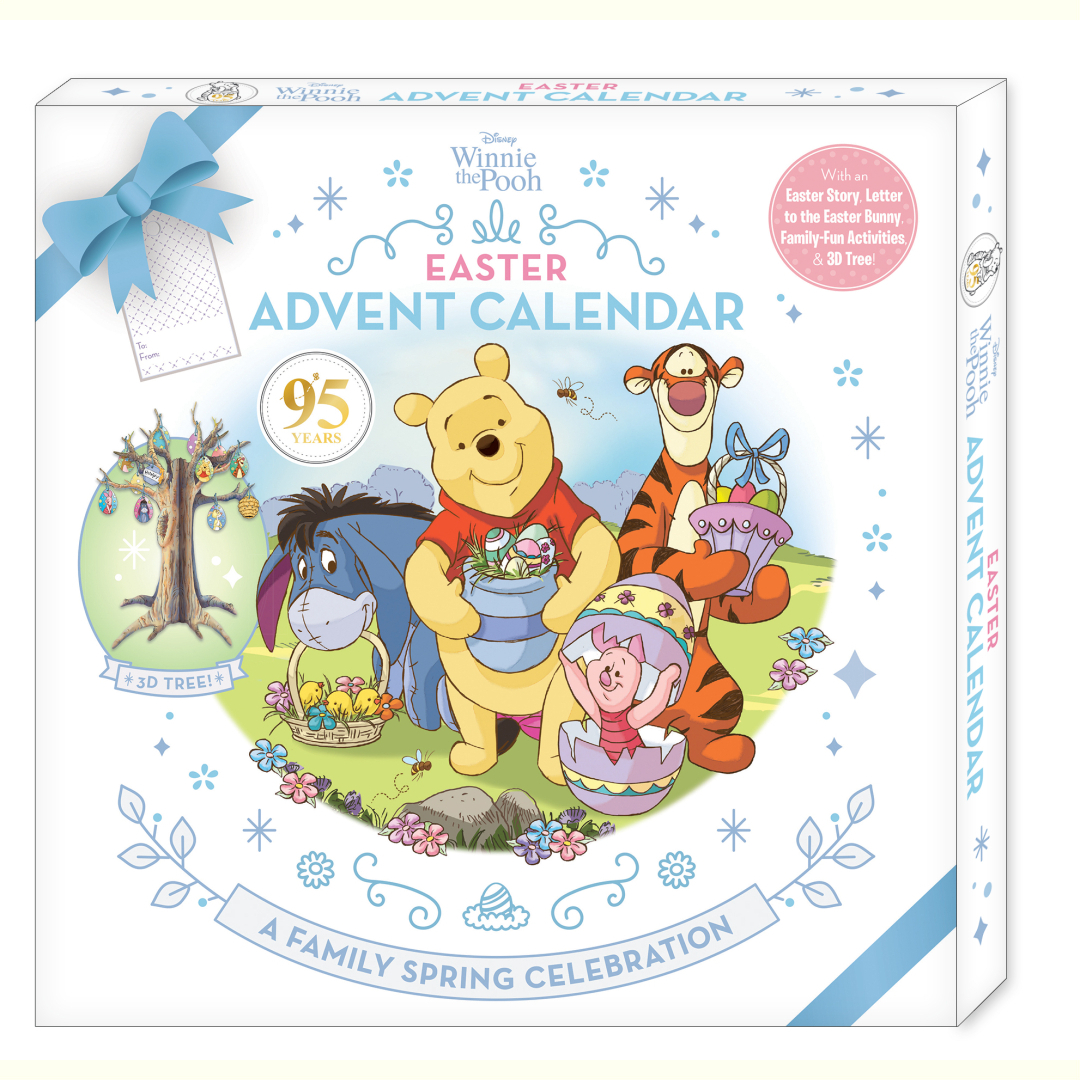 Disney Winnie The Pooh Easter Advent Calendar Box Activity Set With 