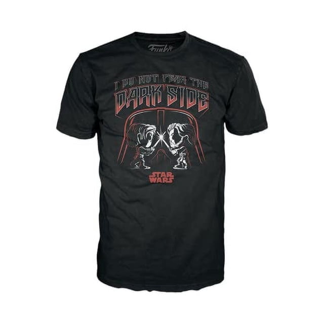 ¡Funko Pop! Camiseta en caja: Star Wars - Anakin vs OBI Wan