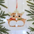 thumbnail image 4 of Cute Elk Family Christmas Thanksgiving Holiday Decorations Pendant, the Best Gift for Relatives and Friends, 4 of 5