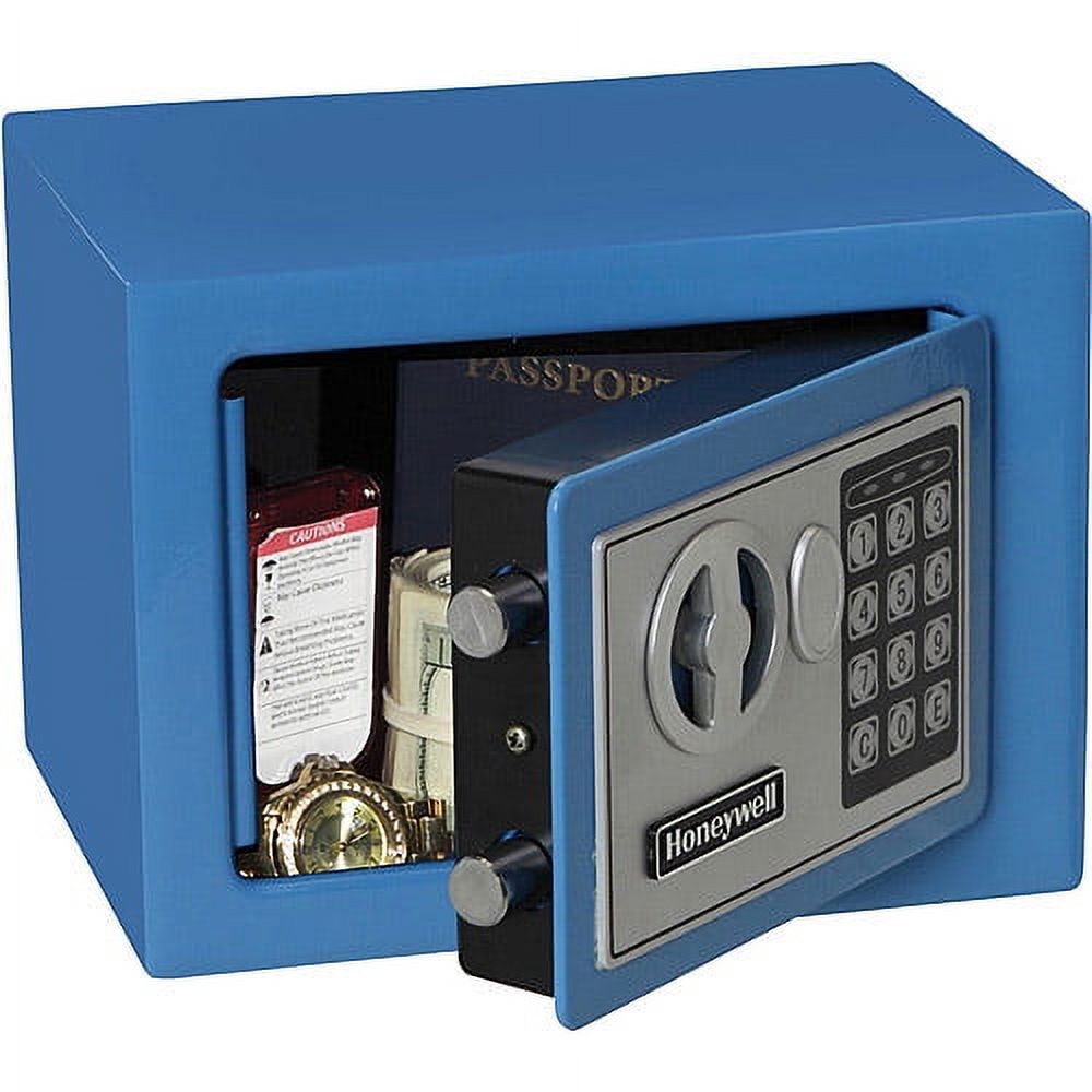 Honeywell Safes, 0.17 Cu ft, Small Steel Security Safe with Electronic Lock, 5005B Blue - image 2 of 9