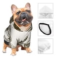 thumbnail image 3 of Cauagu Cows Grazing On The Meadow Pattern Winter Pet Hoodie Sweatshirts- Dog Hoodie Sweater with Leash Hole - Cute Dog Hoodie - Pet Clothes Puppy Cat Custume -Large, 3 of 8
