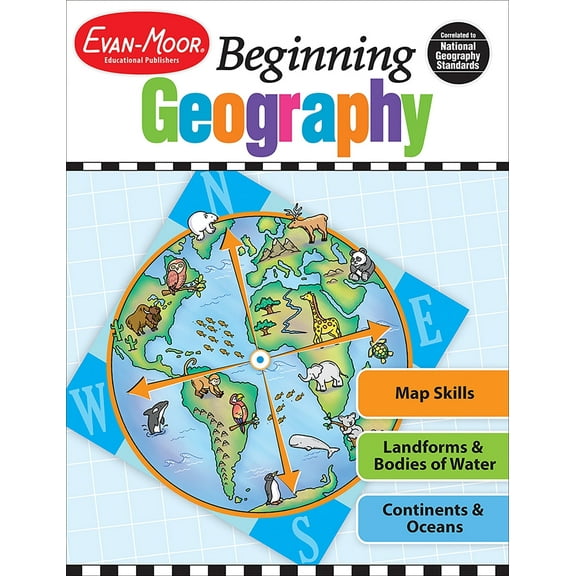 Evan-Moor Beginning Geography, Kindergarten - Grade 2 Teacher Resource