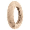 thumbnail image 6 of FH Group 14.5-15.5" Doe16 Beige Faux Rabbit Fur Steering Wheel Cover with Air Freshener, 6 of 6