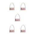 thumbnail image 1 of Decodeary Fashionable Soft PU Leather Shoulder Bag Stay In Style Gift Fashion Handmade Bag pink 5Set, 1 of 6