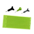 thumbnail image 4 of Pizarra de escritura Braille, tablero de dedos, regalos para el hogar y la oficina, resistente, 9 líneas, 30 celdas, portátil, herramienta educativa, 4 of 8