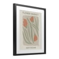 thumbnail image 2 of Stupell Industries Eclectic Soft Amsterdam Flower Market Black Framed Print Under Glass, 13 x 16, by Lucille Price, 2 of 8