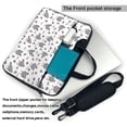 thumbnail image 2 of Lsque Funny Chicken Pattern Laptop Bag – Portable & Slim Single-Shoulder Computer Case with Adjustable Strap, Protective, Lightweight for 13”/14”/15.6” Laptops, 2 of 8