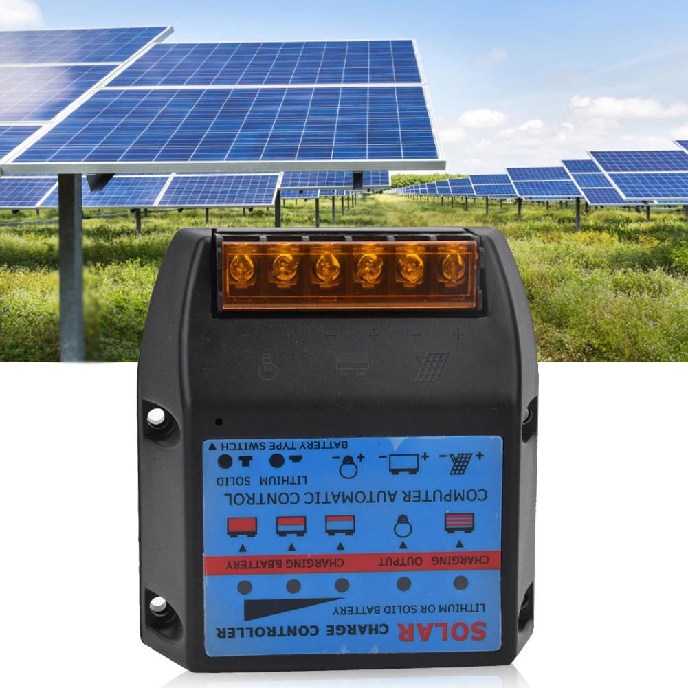 LYUMO YCX005 Solar Panel Regulator Charge Controller 12V/24V Battery Regulator Safe Protection