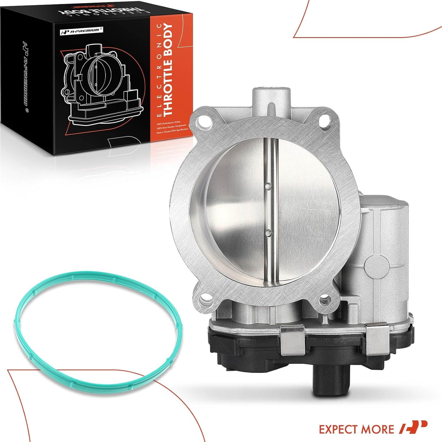 A-Premium Throttle Body Assembly Compatible with Cadillac Escalade Tahoe Silverado GMC Yukon Sierra Hummer H3 Fits select: 2011 ,2013 CHEVROLET SILVERADO K1500 LT