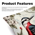 thumbnail image 2 of Woodpecker Throw Pillow Covers - Set of 2 - Unique Patterns, 16x16, 18x18, 20x20 Inches - Bed Pillow Decor for Home for All Occasions, 2 of 6