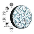thumbnail image 4 of KLL Hand Drawn Snake Pattern 14-17 inch Spare Tire Cover Universal Wheel Protector for Truck SUV Trailer Camping Rv Tire Covers-14 inch, 4 of 6