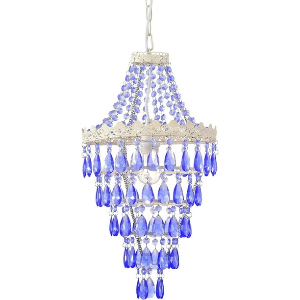 Blue Chandelier Crystals Chandeliers, Small Chandelier Light Fittings