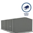 thumbnail image 4 of Absco AB1118 20 x 10 ft. Workshop Metal Shed - Woodland Gray, 4 of 12