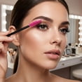 thumbnail image 4 of 50 Pcs Disposable Mascara Wands, Spiral Lash and Brow Brush Applicators with Plastic Handle, Rose Red Makeup Brush Tools for Eyelash and Eyebrow, 4 of 6