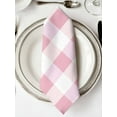 thumbnail image 2 of Pink Plaid Cloth Napkins Washable Set of 1, Spring Farmhouse Buffalo Checkered Reusable Dinner Table Napkins Cloth Bulk for Weddings Kitchen Restaurants Hotel Events Parties 20 x 20 Inch, 2 of 9
