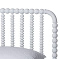 thumbnail image 5 of Baxton Studio Lucera Mid-Century White Queen Size Bobbin Bed, 5 of 6