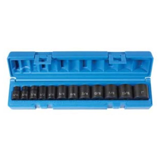 Grey Pneumatic (1202 3/8" Drive 12-Piece 12-Point Standard Length Socket Set