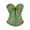 Green, variant on Fgvctg Womens Corset Top Strapless Lace Up Waist Bustier Lingerie Vintage Underbust Dark Green Corsets Plus Size Shapewear Bodysuit Top Costumes Dark Green XL